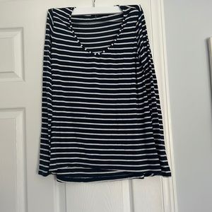 Nautical jersey long sleeve top perfect for white jeans